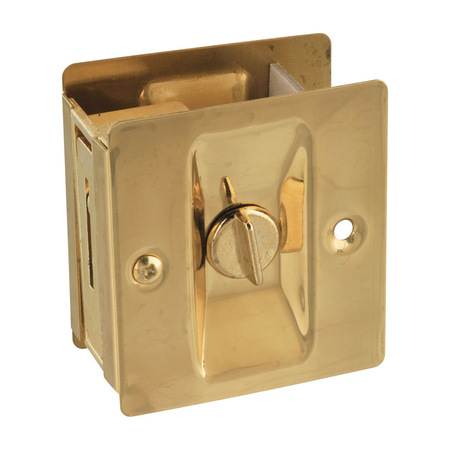 National Hardware Pocket Door Latch Brass N216-077